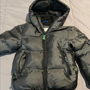 Champion Black Puffer Jacket with Insulated Hood